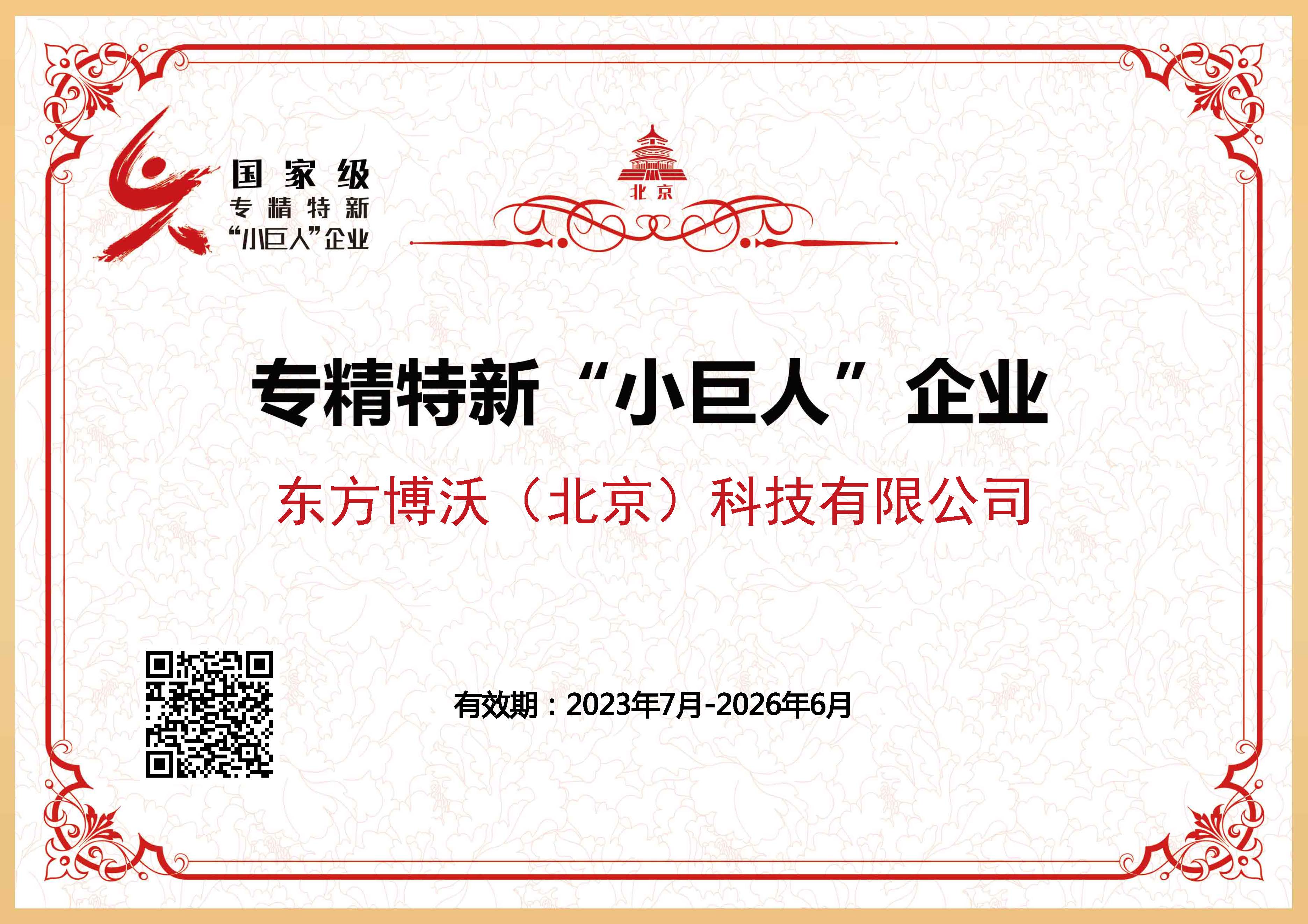 國家級專精特新“小巨人”企業(yè)